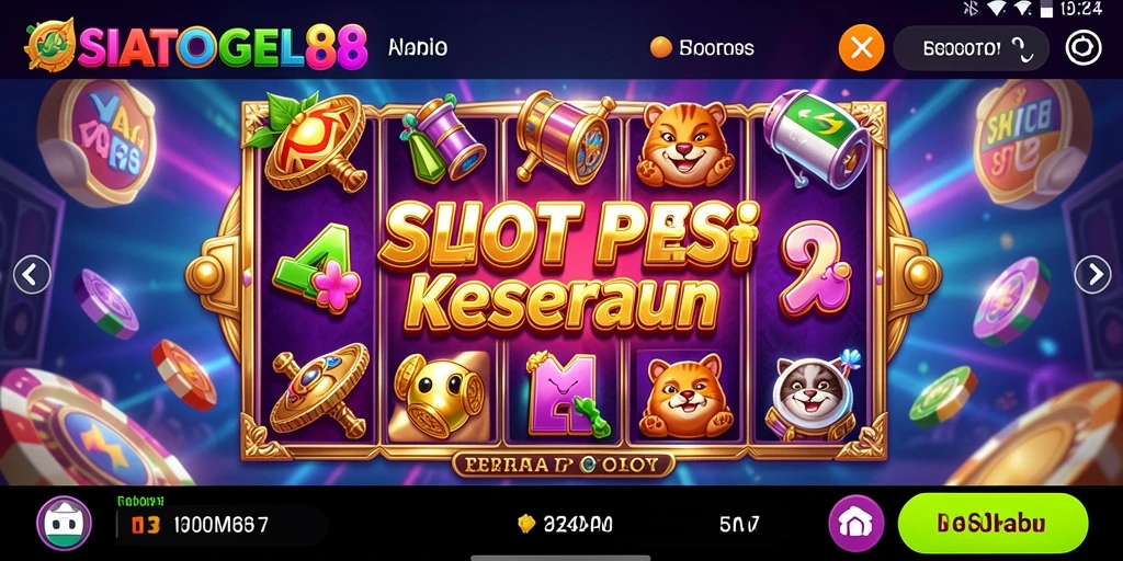 Tampilan gameplay ASIATOGEL88 yang penuh warna dan menarik.