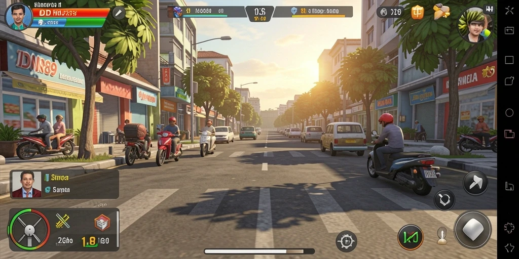 Tampilan gameplay IDN89 yang penuh warna dan menarik.