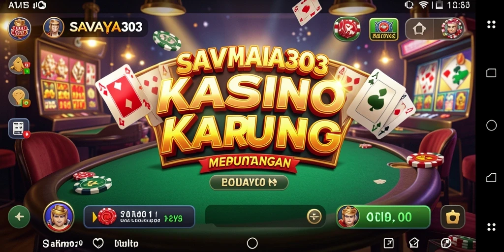 Tampilan gameplay <strong>SAVAYA303</strong> yang memukau dalam permainan Kasino.