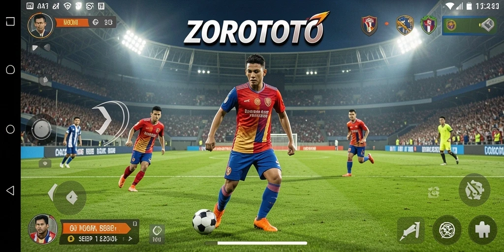 Tampilan gameplay ZOROTOTO yang seru dan mendebarkan.